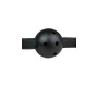 Easytoys Ball Gag ar PVC bumbu - melns