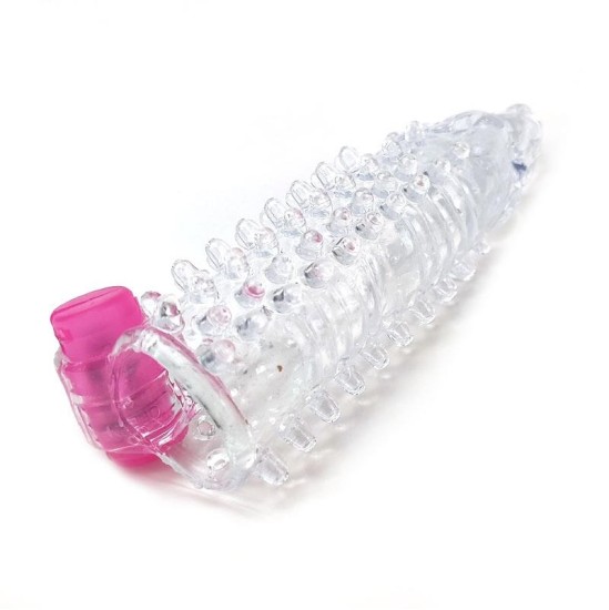 A-Gusto Vibrating Penis Sleeve Clear