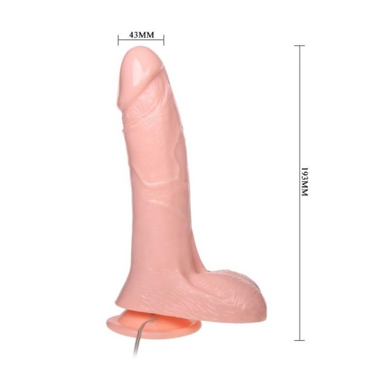 Baile Dildo ar sūkņa mīkstumu