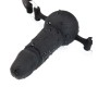 Latetobed Bdsm Line Silikoonist Dildo Gag Ball Reguleeritav 36-52 cm