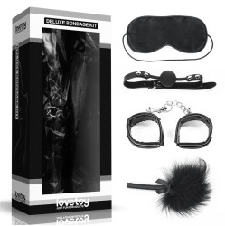 Lovetoy Bondage Kit Deluxe 4 vienības melns