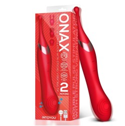 Intoyou Onax dvigubo impulso stimuliatorius su vibruojančiu antgaliu USB