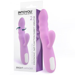 Intoyou Brightlavender Vibe un Rotator Double Motor 360 USB silikons