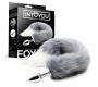 Intoyou Bdsm Line Anal Plug with Grey and White Foxy Tail Size S