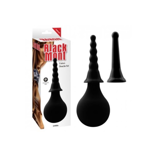 Chisa Anal Douche Set 15 cm Black