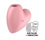 Satisfyer Cutie Heart Clitoris Sucker un Vibe Pink