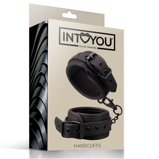 Intoyou Black Shadow Roku dzelži Vegan Leather