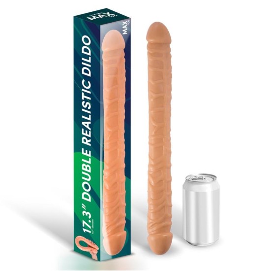 Max & Co Trent Double Realistic Dildo Liha 17,3 - 44 cm