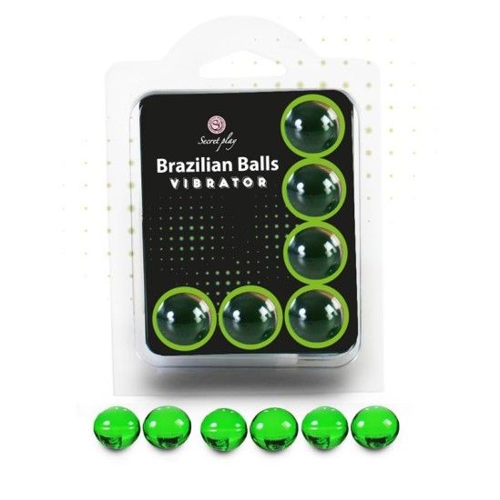 Secret Play Brazīlijas bumbiņu komplekts 6 vibrators