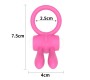 Lovetoy Vibrating Cockring Power Clit Pink