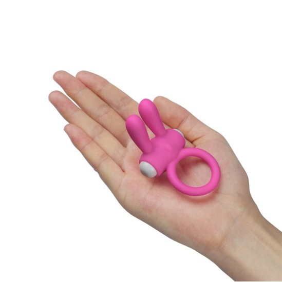 Lovetoy Vibrējošs Cockring Power Clit Pink