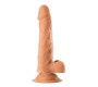 Max & Co Zane Realistic dildo ar sēklinieku mīkstumu 7,6 - 19,5 cm