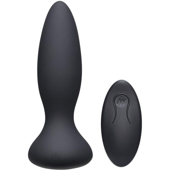 A-Play Vibrating Butt Plug Vibe Adventurous Black