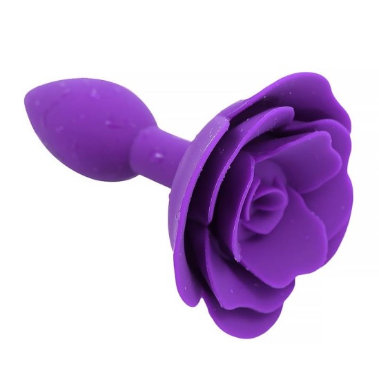 A-Gusto Rožinis silikoninis užpakalio kištukas, violetinis