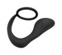 Tardenoche Randal Butt Plug with Penis Ring Silicone Black