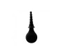 Chisa Anal Douche Set 15 cm Black