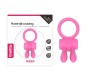 Lovetoy Vibrating Cockring Power Clit Pink