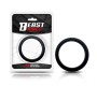 Beast Rings Gaiļa gredzens ciets silikons 5 cm melns