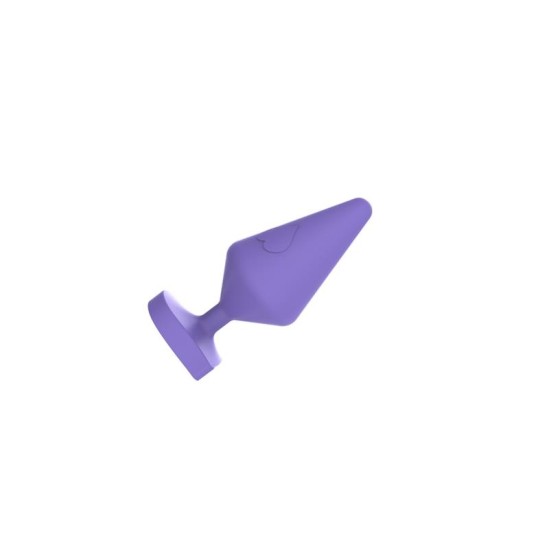 Chisa Large Luv Heart Plug Purple Silicone