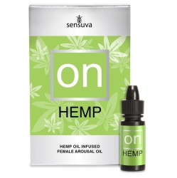 Sensuva ON Arousal Feminine stimulējoša kaņepju sēklu eļļa, 5 ml