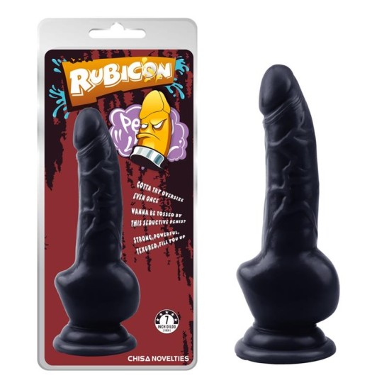 Chisa Dildo Obsidian Intruder 18 x 3,2 cm Melns