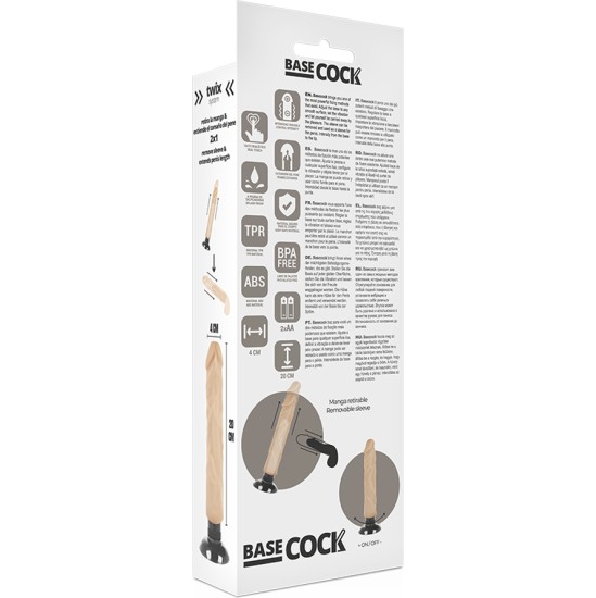 Basecock Reālistisks vibrators 20 CM