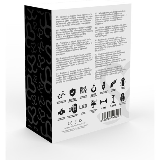 Moressa BLOSSOM melns VIBRATOR