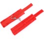 Intoyou Bdsm Line Handcuffs with Velcro with Long Fur Red