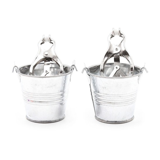 Ohmama Fetish NIPPLE CLAMPS WITH BUCKETS