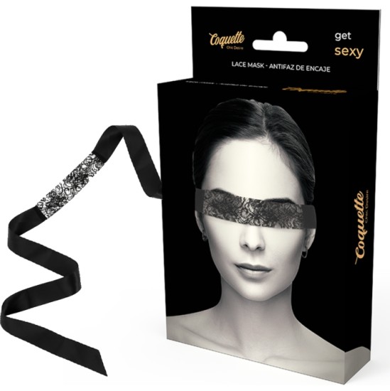 Coquette Accessories COQUETTE CHIC SOOV - MUST PITSI MASK PAELDIGA