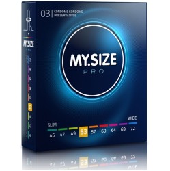 My Size Pro CONDOMS 53 MM 3 UNITS