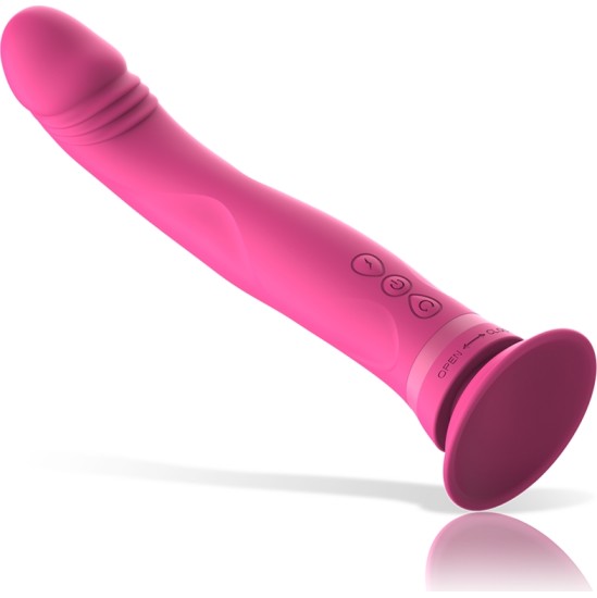 Intense Fun INTENSE™ – MICHELANGELO DILDO VIBRATORIAUS SILIKONINĖ ROŽINĖ