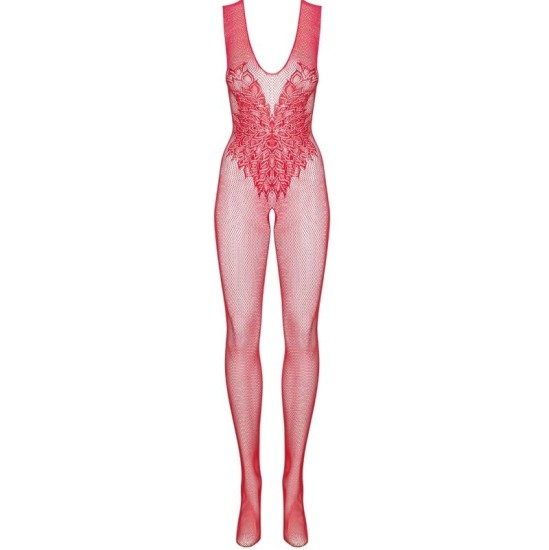 Obsessive  Bodystockings OBSESSIVE – N112 BODYSTOCKING RIBOTAS SPALVOS LIDIMAS XL/XXL