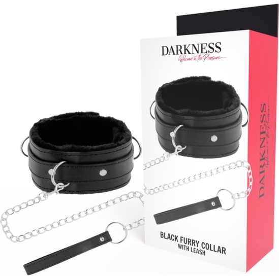 Darkness Bondage DARKNESS - COMFORTABLE POSTURE NECKLACE WITH LEATHER CHAIN