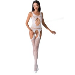 Passion Woman Bodystockings PASSION WOMAN BS057 WHITE BODYSTOCKING ONE SIZE