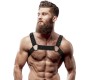 Fetish Submissive Attitude ADJUSTABLE NEOPRENE CHEST SPORTS HARNESS FOR MEN