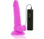 Diversia LANKSUS VIBRAVIMAS Dildo 18 CM - violets