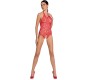 Passion Woman Bodystockings PASSION WOMAN BS087 RED BODYSTOCKING VIENS IZMĒRS