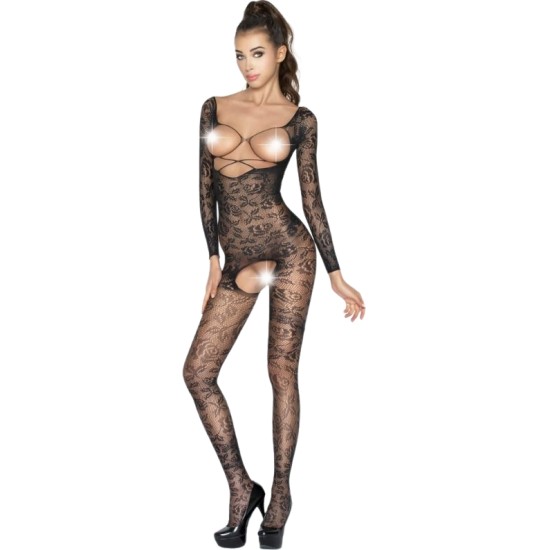 Passion Woman Bodystockings PASSION WOMAN BS031 BODYSTOCKING BLACK ONE SIZE