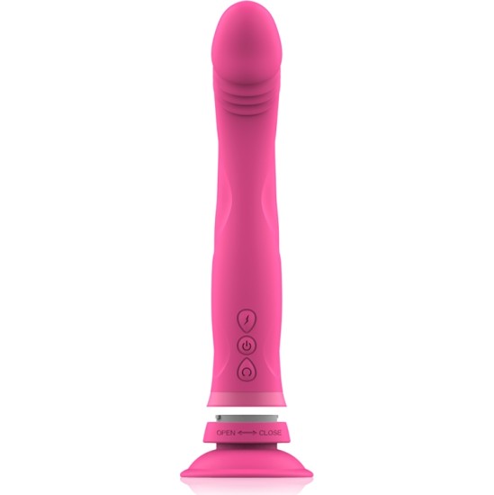 Intense Fun INTENSE™ – MICHELANGELO DILDO VIBRATORIAUS SILIKONINĖ ROŽINĖ