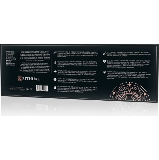 Rithual AKASHA WAND RECHARGEABLE 2.0 melns