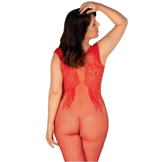 Obsessive  Bodystockings OBSESSIVE – N112 BODYSTOCKING PIIRATUD VÄRVIVÄRVILINE VÄRVIVÄLJAS XL/XXL