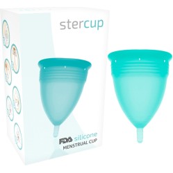 Stercup MENSTRUAL CUP SIZE S AQUAMARINA COLOR FDA SILICONE