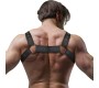 Fetish Submissive Attitude ADJUSTABLE NEOPRENE CHEST SPORTS HARNESS FOR MEN