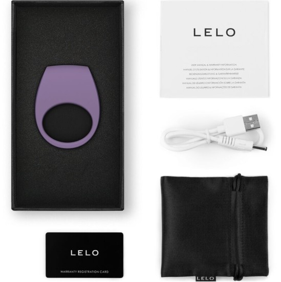 Lelo ВИБРАЦИОННОЕ КОЛЬЦО TOR™ 3 ФИОЛЕТОВЫЙ СУМЕРОК