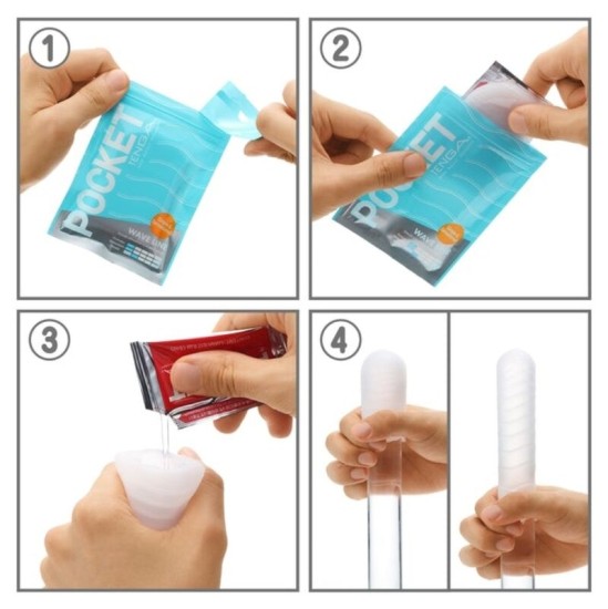 Tenga WAVE LINE POCKET SILI