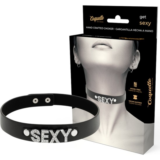 Coquette Accessories COQUETTE CHIC DESIRE - SEXY VEGAN LEATHER CHOKER