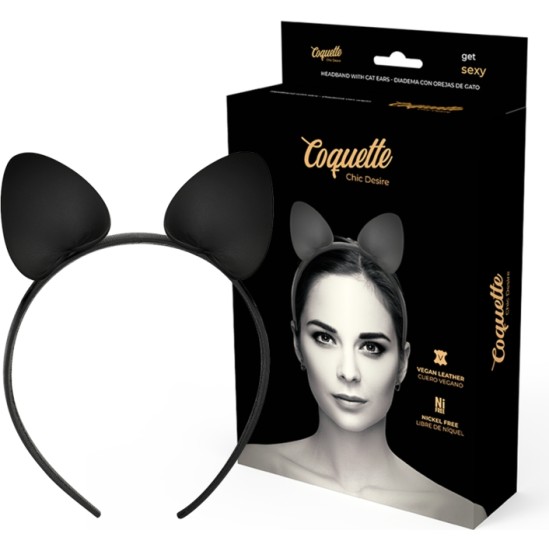 Coquette Accessories COQUETTE CHIC DESIRE - GALVUVĖS JUOSTELĖ SU KATINĖS AUSIS