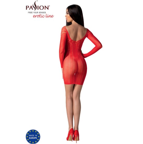 Passion Woman Bodystockings PASSION - BS101 RED BODYSTOCKING VIENAS DYDIS