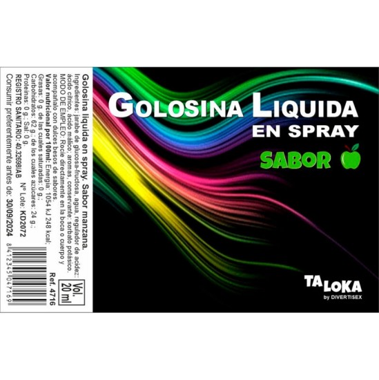 Taloka LIQUID Ābolu konfektes Sprejs